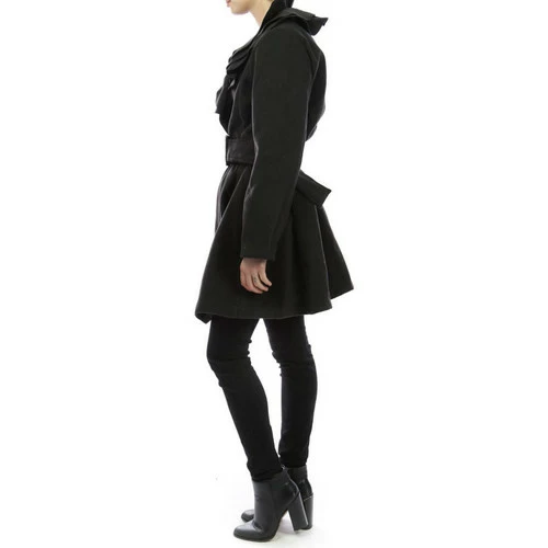 Cendriyon Manteaux Noir Vêtements Femme for Manteaux Couleur Noir 4 Cendriyon Manteaux Noir Vêtements Femme for Manteaux Couleur Noir – Image 2