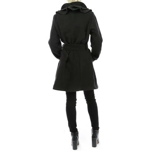 Cendriyon Manteaux Noir Vêtements Femme for Manteaux Couleur Noir 5 Cendriyon Manteaux Noir Vêtements Femme for Manteaux Couleur Noir – Image 3