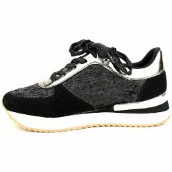 Cendriyon Baskets Argenté Chaussures Femme for Baskets mode Couleur Argenté -Cendriyon Soldes Boutique 7247125 500 C