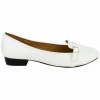 Cendriyon Ballerines Blanc Chaussures Femme for Ballerines / Babies Couleur Blanc -Cendriyon Soldes Boutique 7463851 500 A