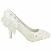 Cendriyon Escarpins Blanc Chaussures Femme for Escarpins Couleur Blanc