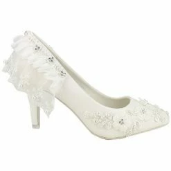 Cendriyon Escarpins Blanc Chaussures Femme for Escarpins Couleur Blanc