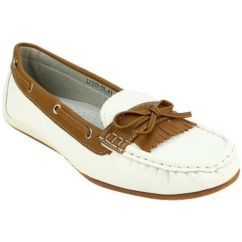 Cendriyon Ballerines Blanc Chaussures Femme for Ballerines / Babies Couleur Blanc 4 Cendriyon Ballerines Blanc Chaussures Femme for Ballerines / Babies Couleur Blanc – Image 2