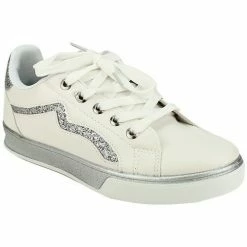 Cendriyon Baskets Blanc Chaussures Femme for Baskets mode Couleur Blanc -Cendriyon Soldes Boutique 7492384 500 C