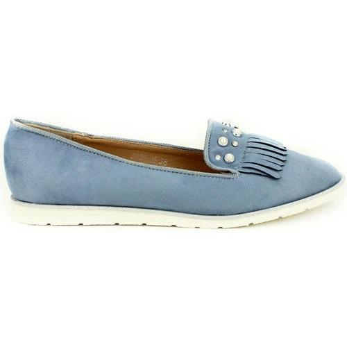 Cendriyon Ballerines Bleu Chaussures Femme for Ballerines / Babies Couleur Bleu 3 Cendriyon Ballerines Bleu Chaussures Femme for Ballerines / Babies Couleur Bleu