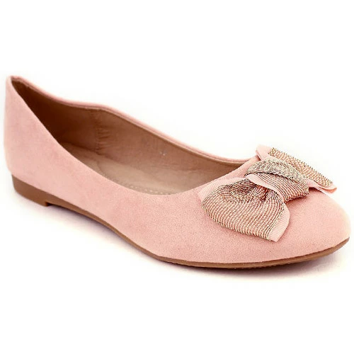 Cendriyon Ballerines Rose Chaussures Femme for Ballerines / Babies Couleur Rose 4 Cendriyon Ballerines Rose Chaussures Femme for Ballerines / Babies Couleur Rose – Image 2