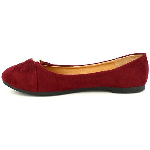 Cendriyon Ballerines Bordeaux Chaussures Femme for Ballerines / Babies Couleur Bordeaux 4 Cendriyon Ballerines Bordeaux Chaussures Femme for Ballerines / Babies Couleur Bordeaux – Image 2