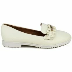 Cendriyon Ballerines Blanc Chaussures Femme for Ballerines / Babies Couleur Blanc