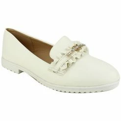 Cendriyon Ballerines Blanc Chaussures Femme for Ballerines / Babies Couleur Blanc -Cendriyon Soldes Boutique 7514426 500 C