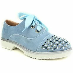 Cendriyon Ballerines Bleu Chaussures Femme for Ballerines / Babies Couleur Bleu