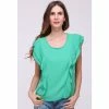Cendriyon Tops Vert Vêtements Femme for Tops / Blouses Couleur Vert -Cendriyon Soldes Boutique 7707070 500 A