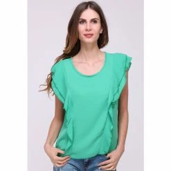 Cendriyon Tops Vert Vêtements Femme for Tops / Blouses Couleur Vert