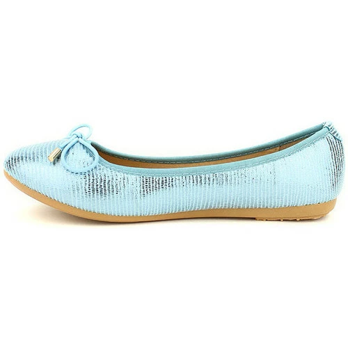 Cendriyon Ballerines Bleu Chaussures Femme for Ballerines / Babies Couleur Bleu 5 Cendriyon Ballerines Bleu Chaussures Femme for Ballerines / Babies Couleur Bleu – Image 3