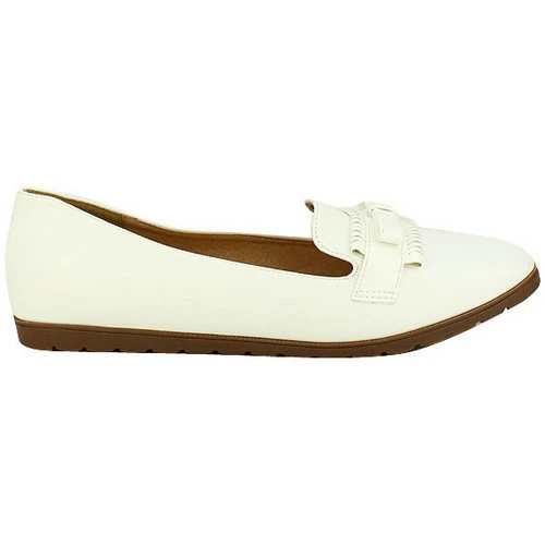 Cendriyon Ballerines Blanc Chaussures Femme for Ballerines / Babies Couleur Blanc 3 Cendriyon Ballerines Blanc Chaussures Femme for Ballerines / Babies Couleur Blanc
