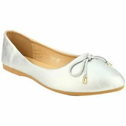 Cendriyon Ballerines Argenté Chaussures Femme for Ballerines / Babies Couleur Argenté -Cendriyon Soldes Boutique 7714820 500 C