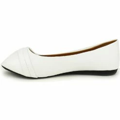 Cendriyon Ballerines Blanc Chaussures Femme for Ballerines / Babies Couleur Blanc -Cendriyon Soldes Boutique 7719204 500 C