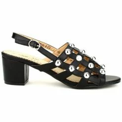 Cendriyon Sandales Noir Chaussures Femme for Sandales et Nu-pieds Couleur Noir 6 Cendriyon Sandales Noir Chaussures Femme for Sandales et Nu-pieds Couleur Noir -Cendriyon Soldes Boutique 7719223 500 B