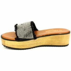 Cendriyon Sandales Noir Chaussures Femme for Sandales et Nu-pieds Couleur Noir -Cendriyon Soldes Boutique 7754478 500 B