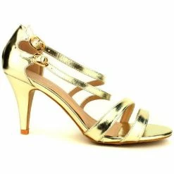 Cendriyon Escarpins Doré Chaussures Femme for Escarpins Couleur Doré