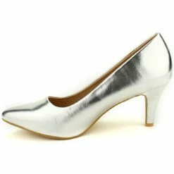 Cendriyon Escarpins Argenté Chaussures Femme for Escarpins Couleur Argenté -Cendriyon Soldes Boutique 7887389 500 C