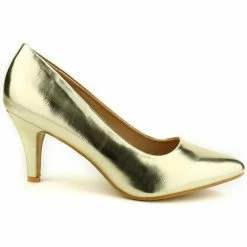 Cendriyon Escarpins Doré Chaussures Femme for Escarpins Couleur Doré