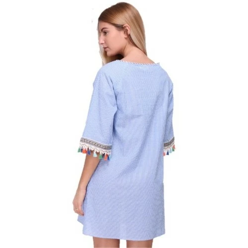 Cendriyon Tuniques Bleu Vêtements Femme for Tops / Blouses Couleur Bleu 4 Cendriyon Tuniques Bleu Vêtements Femme for Tops / Blouses Couleur Bleu – Image 2