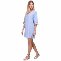 Cendriyon Tuniques Bleu Vêtements Femme for Tops / Blouses Couleur Bleu 7 Cendriyon Tuniques Bleu Vêtements Femme for Tops / Blouses Couleur Bleu -Cendriyon Soldes Boutique 8091329 500 C