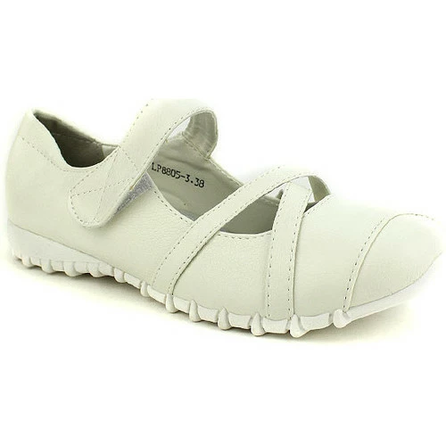Cendriyon Ballerines Blanc Chaussures Femme for Ballerines / Babies Couleur Blanc 4 Cendriyon Ballerines Blanc Chaussures Femme for Ballerines / Babies Couleur Blanc – Image 2
