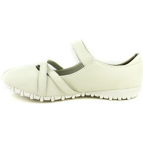 Cendriyon Ballerines Blanc Chaussures Femme for Ballerines / Babies Couleur Blanc 5 Cendriyon Ballerines Blanc Chaussures Femme for Ballerines / Babies Couleur Blanc – Image 3