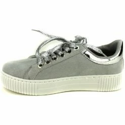 Cendriyon Baskets Gris Chaussures Femme for Baskets mode Couleur Gris -Cendriyon Soldes Boutique 8108353 500 C