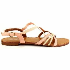 Cendriyon Sandales Rose Chaussures Femme for Sandales et Nu-pieds Couleur Rose -Cendriyon Soldes Boutique 8108359 500 B