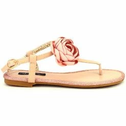 Cendriyon Tongs Rose Chaussures Femme for Tongs Couleur Rose