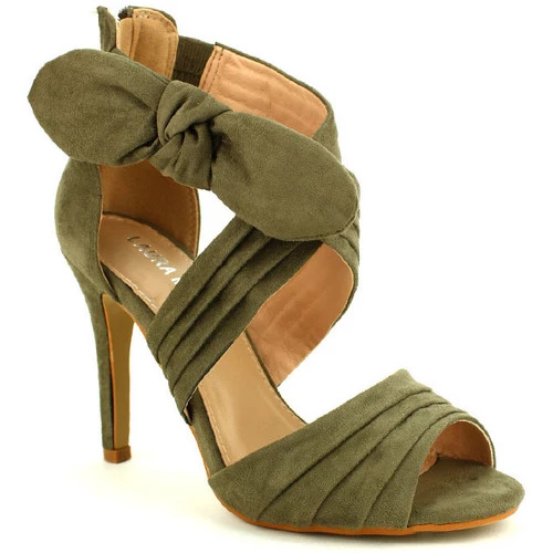 Cendriyon Sandales Kaki Chaussures Femme for Sandales et Nu-pieds Couleur Kaki 3 Cendriyon Sandales Kaki Chaussures Femme for Sandales et Nu-pieds Couleur Kaki