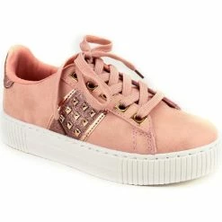 Cendriyon Baskets Rose Chaussures Femme for Baskets mode Couleur Rose