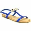 Cendriyon Sandales Bleu Chaussures Femme for Sandales et Nu-pieds Couleur Bleu -Cendriyon Soldes Boutique 8120695 500 A