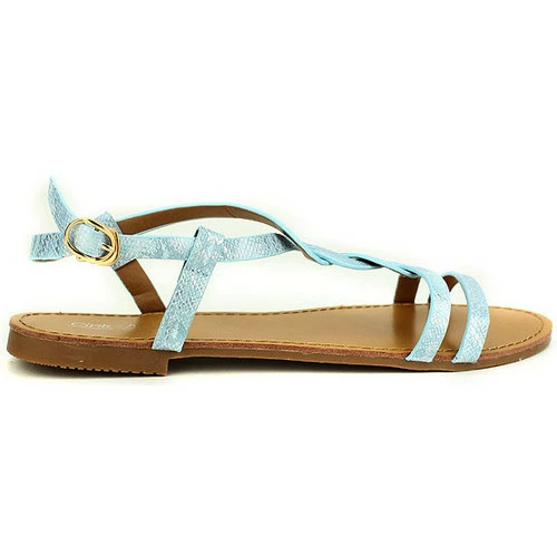 Cendriyon Sandales Turquoise Chaussures Femme for Sandales et Nu-pieds Couleur Turquoise 4 Cendriyon Sandales Turquoise Chaussures Femme for Sandales et Nu-pieds Couleur Turquoise – Image 2