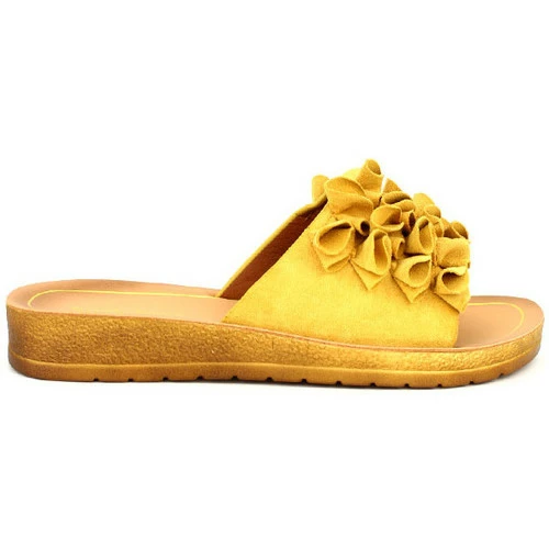Cendriyon Sandales Jaune Chaussures Femme for Sandales et Nu-pieds Couleur Jaune 3 Cendriyon Sandales Jaune Chaussures Femme for Sandales et Nu-pieds Couleur Jaune