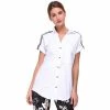 Cendriyon Tuniques Blanc Vêtements Femme for Tops / Blouses Couleur Blanc 2 Cendriyon Tuniques Blanc Vêtements Femme for Tops / Blouses Couleur Blanc -Cendriyon Soldes Boutique 8376863 500 A