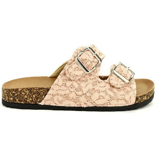 Cendriyon Sandales Rose Chaussures Femme for Sandales et Nu-pieds Couleur Rose 4 Cendriyon Sandales Rose Chaussures Femme for Sandales et Nu-pieds Couleur Rose – Image 2