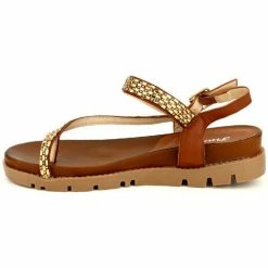 Cendriyon Tongs Caramel Chaussures Femme for Tongs Couleur Caramel -Cendriyon Soldes Boutique 8702663 500 C