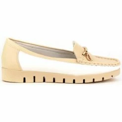 Cendriyon Ballerines Beige Chaussures Femme for Ballerines / Babies Couleur Beige