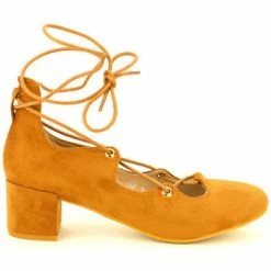 Cendriyon Ballerines Caramel Chaussures Femme for Ballerines / Babies Couleur Caramel