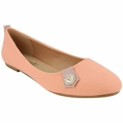Cendriyon Ballerines Corail Chaussures Femme for Ballerines / Babies Couleur Corail