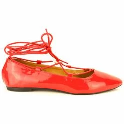 Cendriyon Ballerines Rouge Chaussures Femme for Ballerines / Babies Couleur Rouge