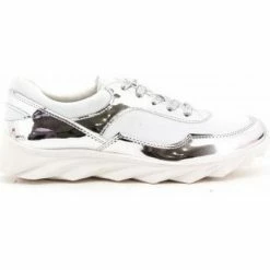 Cendriyon Baskets Blanc Chaussures Femme for Baskets mode Couleur Blanc