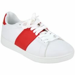 Cendriyon Baskets Rouge Chaussures Femme for Baskets mode Couleur Rouge