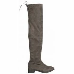 Cendriyon Bottes Gris Chaussures Femme for Bottes Couleur Gris