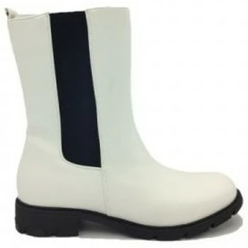 Cendriyon Bottines Blanc Chaussures Femme for Bottines / Boots Couleur Blanc 3 Cendriyon Bottines Blanc Chaussures Femme for Bottines / Boots Couleur Blanc