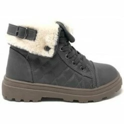 Cendriyon Bottines Gris Chaussures Femme for Bottines / Boots Couleur Gris