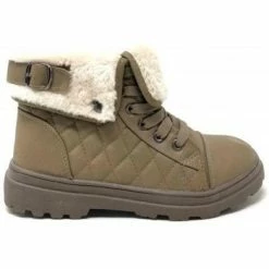 Cendriyon Bottines Kaki Chaussures Femme for Bottines / Boots Couleur Kaki